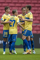 Jesper Lindstr�m, m�lscorer (Br�ndby IF), Simon Hedlund (Br�ndby IF), Lasse Vigen Christensen (Br�ndby IF), Mikael Uhre (Br�ndby IF)