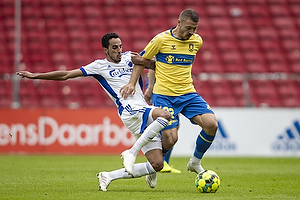 Josip Radosevic (Br�ndby IF), Carlos Zeca (FC K�benhavn)