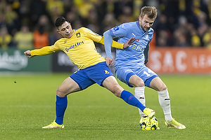 Blas Riveros  (Br�ndby IF), Frederik Lauenborg  (Randers FC)