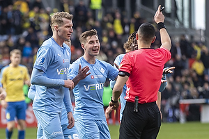 Aydin Uslu, dommer, Lasse Berg Johnsen  (Randers FC)