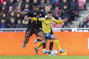 Raphael Onyedika  (FC Midtjylland), Mathias Kvistgaarden  (Br�ndby IF)