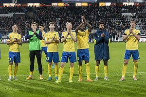 Carl Bj�rk  (Br�ndby IF), Henrik Heggheim  (Br�ndby IF), Christian Cappis  (Br�ndby IF), Sigurd Rosted  (Br�ndby IF), Kevin Tshiembe  (Br�ndby IF), Anis Slimane  (Br�ndby IF), Andreas Maxs�, anf�rer  (Br�ndby IF)