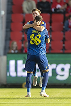 Mathias Kvistgaarden, m�lscorer  (Br�ndby IF), Yousef Salech  (Br�ndby IF)