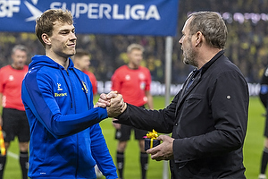 Mads Hermansen  (Br�ndby IF), Carsten V. Jensen, fodbolddirekt�r (Br�ndby IF)
