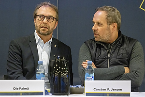 Ole Palm�, direkt�r (Br�ndby IF), Carsten V. Jensen, fodbolddirekt�r (Br�ndby IF)