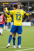 Carl Bj�rk, m�lscorer  (Br�ndby IF), Nicolai Vallys  (Br�ndby IF)
