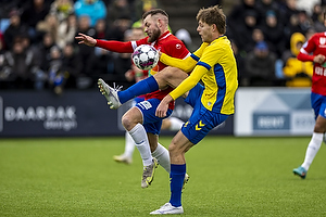 Nicolai Vallys  (Br�ndby IF), Martin Spelmann  (Hvidovre IF)