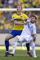 Rasmus Lauritsen  (Br�ndby IF), Jordan Larsson  (FC K�benhavn)