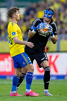 Mathias Kvistgaarden  (Br�ndby IF), Kamil Grabara  (FC K�benhavn)