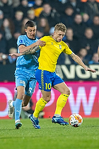 Daniel Wass  (Br�ndby IF), John Bj�rkengren  (Randers FC)