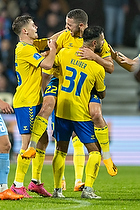 Josip Radosevic, m�lscorer  (Br�ndby IF), Mathias Kvistgaarden  (Br�ndby IF), Sean Klaiber  (Br�ndby IF)