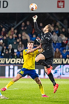 Mathias Kvistgaarden  (Br�ndby IF), Patrik Carlgren  (Randers FC)