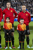 Jonny Evans   (Manchester United), Christian Eriksen  (Manchester United)